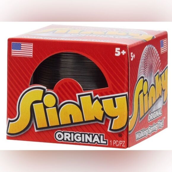 Two NIB The Original Classic Toy SLINKY Walking Metal Spring Toy Ages 5+ NIB USA - Picture 2 of 7